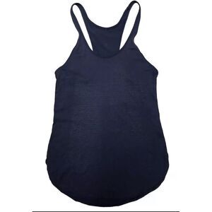 Lululemon Women's Size 6‎ Navy  Striped Singlet Tank Top Sleeveless